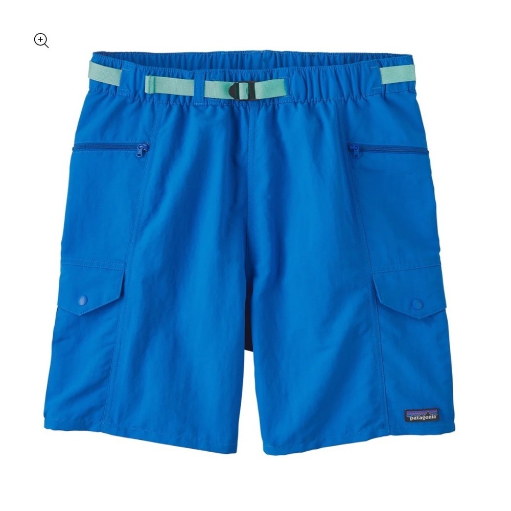 PATAGONIA XL Mens Outdoor Everyday Shorts 7" Bayou Blue Cargo Utility